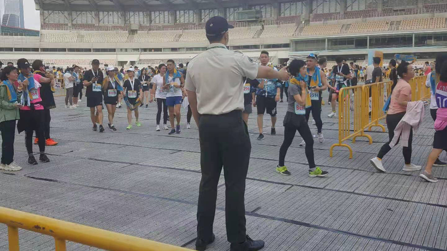 Guardforce Macau Kept 2021 Sands China Macao International Marathon Safe