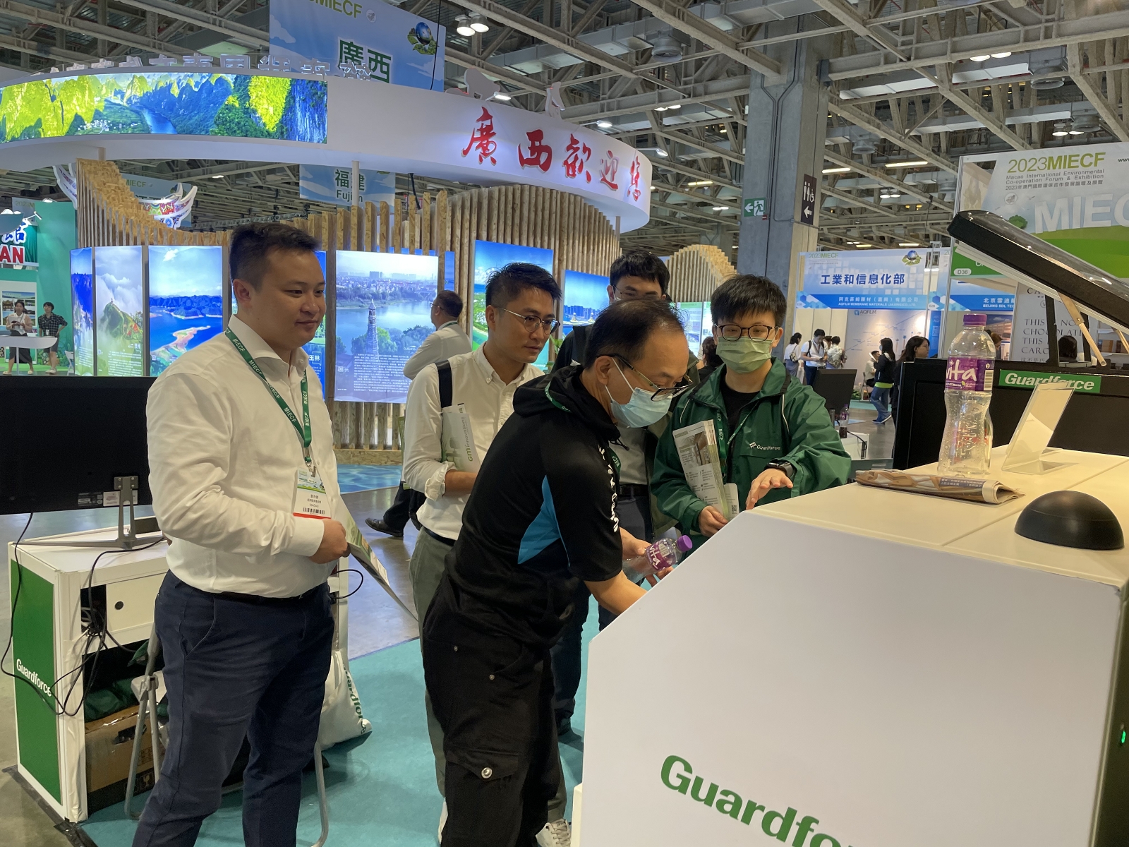 MIECF 2023 - Auto-sorting bin tour  | Guardforce Macau 